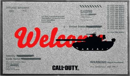 ΧΑΛΑΚΙ ΠΟΡΤΑΣ GAYA ENTERTAINMENT CALL OF DUTY BLACK OPS 44 X 75 CM