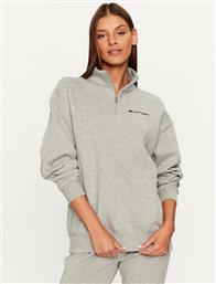 ΜΠΛΟΥΖΑ HALF ZIP SWEATSHIRT 116590 ΓΚΡΙ OVERSIZE CHAMPION από το MODIVO