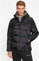 ΜΠΟΥΦΑΝ ΠΟΥΠΟΥΛΕΝΙΟ HOODED JACKET 219190 ΜΑΥΡΟ REGULAR FIT CHAMPION