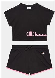 ΣΕΤ T-SHIRT ΚΑΙ ΣΟΡΤΣ 404624 ΜΑΥΡΟ REGULAR FIT CHAMPION