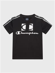 T-SHIRT 306326 ΜΑΥΡΟ REGULAR FIT CHAMPION