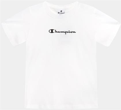 T-SHIRT 404643 ΛΕΥΚΟ REGULAR FIT CHAMPION