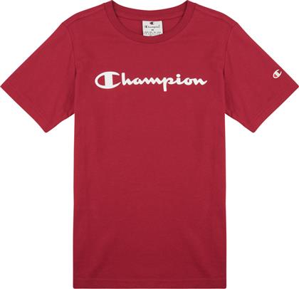 T-SHIRT ΜΕ ΚΟΝΤΑ ΜΑΝΙΚΙΑ CREWNECK T-SHIRT CHAMPION