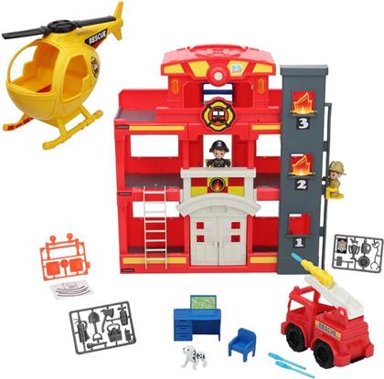 CHAP MEI TINY KIDDOM-LIGHT & SOUND ΠΥΡΟΣΒΕΣΤΙΚΟΣ ΣΤΑΘΜΟΣ PLAYSET (533205)