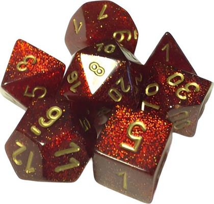 GLITTER - RUBY/GOLD CHESSEX