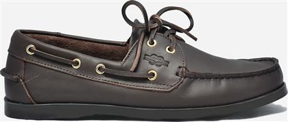 BOAT SHOES 122-366-870-BROWN/BLUE MOCCASIN CHICAGO