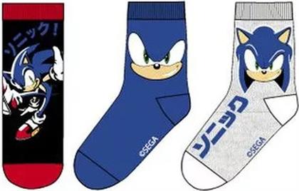 ΠΑΙΔΙΚΕΣ ΚΑΛΤΣΕΣ ΓΙΑ ΑΓΟΡΙ ΠΟΛΥΧΡΩΜΕΣ SONIC 3 ΖΕΥΓΗ CHILDRENLAND