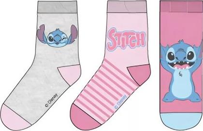 ΠΑΙΔΙΚΕΣ ΚΑΛΤΣΕΣ ΓΙΑ ΚΟΡΙΤΣΙ DISNEY ΠΟΛΥΧΡΩΜΕΣ STITCH-644 3 ΖΕΥΓΗ CHILDRENLAND