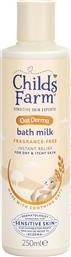 OATDERMA BATH MILK ΒΡΕΦΙΚΟ ΚΑΤΑΠΡΑΥΝΤΙΚΟ ΓΑΛΑΚΤΩΜΑ ΣΩΜΑΤΟΣ ΜΕ ΕΚΧΥΛΙΣΜΑ ΒΡΩΜΗΣ ΧΩΡΙΣ ΑΡΩΜΑ ΓΙΑ ΞΗΡΟ & ΕΥΑΙΣΘΗΤΟ ΔΕΡΜΑ ΚΑΤΑΛΛΗΛΟ ΑΠΟ ΤΗ ΓΕΝΝΗΣΗ 250ML CHILDS FARM