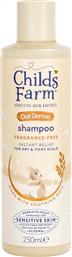 OATDERMA SHAMPOO ΒΡΕΦΙΚΟ ΚΑΤΑΠΡΑΥΝΤΙΚΟ ΣΑΜΠΟΥΑΝ ΜΕ ΕΚΧΥΛΙΣΜΑ ΒΡΩΜΗΣ ΧΩΡΙΣ ΑΡΩΜΑ ΓΙΑ ΞΗΡΟ & ΕΥΑΙΣΘΗΤΟ ΤΡΙΧΩΤΟ ΚΑΤΑΛΛΗΛΟ ΑΠΟ ΤΗ ΓΕΝΝΗΣΗ 250ML CHILDS FARM