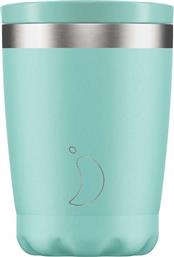 COFFEE CUP ΑΝΟΞΕΙΔΩΤΗ ΚΟΥΠΑ ΓΙΑ ΡΟΦΗΜΑΤΑ 340ML - GREEN PASTEL CHILLYS από το PHARM24