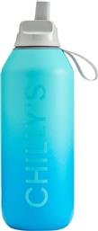 SERIES 2 FLIP SPORT BOTTLE ΑΝΟΞΕΙΔΩΤΟΣ ΘΕΡΜΟΣ ΜΕ ΚΑΛΑΜΑΚΙ & ΑΝΤΙΜΙΚΡΟΒΙΑΚΟ ΣΤΟΜΙΟ ΓΙΑ ΚΡΥΑ ΡΟΦΗΜΑΤΑ 500ML, ΚΩΔ 22776 - OMBRE AURORA CHILLYS