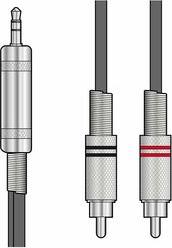 S3J-2R300 ΚΑΛΩΔΙΟ ΗΧΟΥ 3.5MM TRS JACK-2 X RCA PLUGS 3 M (ΤΕΜΑΧΙΟ) CHORD από το e-SHOP