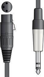 XF-S6J150 ΚΑΛΩΔΙΟ ΗΧΟΥ XLR FEMALE - 6.3MM TRS JACK PLUG 1.5M (ΤΕΜΑΧΙΟ) CHORD