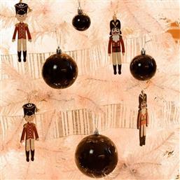 ΧΡΙΣΤΟΥΓΕΝΝΙΑΤΙΚΕΣ ΜΠΑΛΕΣ CHRISTMAS ΠΛΑΣΤΙΚΟ ΜΑΥΡΟ 6ΤΜΧ 8CM CHRISTMAS COLLECT