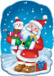 ΧΡΙΣΤΟΥΓΕΝΝΙΑΤΙΚO ΑΥΤΟΚΟΛΛΗΤO 3D CHRISTMAS ΓΙΑ ΠΑΡΑΘYΡΟ ΑΓΙΟΣ ΒΑΣΙΛΗΣ ΔΩΡΑ 16.5X23.5CM CHRISTMAS COLLECT