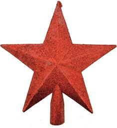 ΧΡΙΣΤΟΥΓΕΝΝΙΑΤΙΚΟ ΣΤΟΛΙΔΙ CHRISTMAS ΚΟΡΥΦΗ ΑΣΤΕΡΙ KOKKINO 20CM CHRISTMAS COLLECT