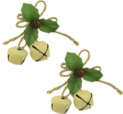 ΧΡΙΣΤΟΥΓΕΝΝΙΑΤΙΚΟ ΣΤΟΛΙΔΙ CHRISTMAS ΚΟΥΔΟΥΝΑΚΙ 3CM ΜΠΕΖ CHRISTMAS COLLECT