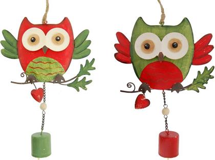 ΣΤΟΛΙΔΙ CHRISTMAS ΚΟΥΚΟΥΒΑΓΙΑ ΜΕΤΑΛΛΟ ΚΟΚΚΙΝΟ ΠΡΑΣΙΝΟ 2ΤΜΧ 15Χ21CM CHRISTMAS COLLECT