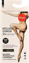 CHRISTOU HI-TECH COMPRESSION SOCKS FOR WOMEN CH-018 140 DEN 18-22MM HG BEIGE ΓΥΝΑΙΚΕΙΕΣ ΚΑΛΤΣΕΣ ΔΙΑΒΑΘΜΙΣΜΕΝΗΣ ΣΥΜΠΙΕΣΗΣ ΜΕ ΒΑΜΒΑΚΙ ΣΕ ΜΠΕΖ ΧΡΩΜΑ 1 ΖΕΥΓΑΡΙ - SMALL CHRISTOU 1910