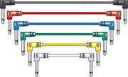 PATCH100CL ΣΕΤ ΜΕ ΚΑΛΩΔΙΑ ΗΧΟΥ PATCH LEAD 6.3MM MONO JACK PLUG - 6.3MM MONO JACK PLUG 1M (6 ΤΕΜΑΧΙΑ) CITRONIC
