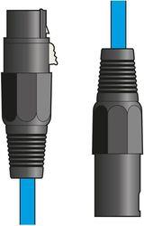 XF-XM300BL ΚΑΛΩΔΙΟ ΜΙΚΡΟΦΩΝΟΥ XLR FEMALE - XLR MALE 3M ΜΠΛΕ CITRONIC