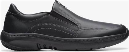 ΑΝΔΡΙΚΑ ΔΕΡΜΑΤΙΝΑ LOAFERS ''CLARKS PRO STEP'' - 26175196 ΜΑΥΡΟ από το NOTOS