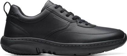 ΑΝΔΡΙΚΑ ΔΕΡΜΑΤΙΝΑ SNEAKERS ''CLARKS PRO LACE'' - 26175190 ΜΑΥΡΟ