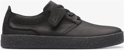 ΑΝΔΡΙΚΑ ΔΕΡΜΑΤΙΝΑ SNEAKERS ''STREETHILL LACE'' - 26179705 ΜΑΥΡΟ CLARKS