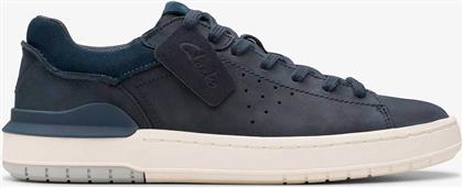ΑΝΔΡΙΚΑ NUBUCK SNEAKERS ''COURTLITE 2 RUN'' - 26181323 ΜΠΛΕ ΣΚΟΥΡΟ CLARKS