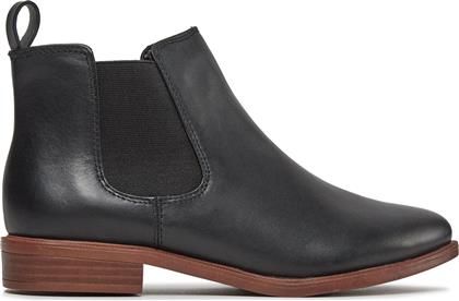 ΜΠΟΤΑΚΙΑ ΜΕ ΛΑΣΤΙΧΟ TAYLOR SHINE 261119654 ΜΑΥΡΟ CLARKS