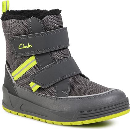 ΜΠΟΤΕΣ ΧΙΟΝΙΟΥ JUMPER JUMP K 261535787 ΓΚΡΙ CLARKS