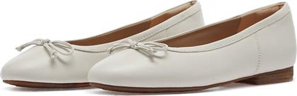 FAWNA LILY - CL.WHITE LEATHER CLARKS