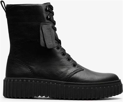 ΓΥΝΑΙΚΕΙΑ ΔΕΡΜΑΤΙΝΑ ΜΠΟΤΑΚΙΑ ''TORHILL STYLE'' - 26182918 ΜΑΥΡΟ CLARKS