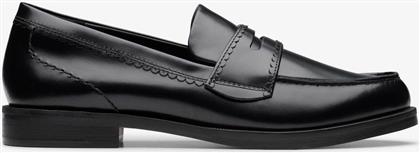ΓΥΝΑΙΚΕΙΑ LOAFERS ΜΟΝΟΧΡΩΜΑ ''STRAVEN EDGE'' - 26181277 ΜΑΥΡΟ CLARKS