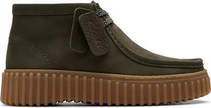 ΓΥΝΑΙΚΕΙΑ NUBUCK ΜΠΟΤΑΚΙΑ ''TORHILL MOSS'' - 26179356 ΛΑΔΙ CLARKS