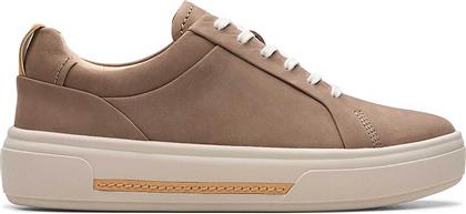 ΓΥΝΑΙΚΕΙΑ NUBUCK SNEAKERS ''HOLLYHOCK WALK'' - 26179121 ΚΑΦΕ ΑΝΟΙΧΤΟ CLARKS