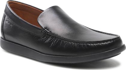 ΜΟΚΑΣΙΝΙΑ FERIUS CREEK 261596287 ΜΑΥΡΟ CLARKS