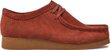 ΜΟΚΑΣΙΝΙΑ WALLABEE EVO 26178278 ΠΟΡΤΟΚΑΛΙ CLARKS