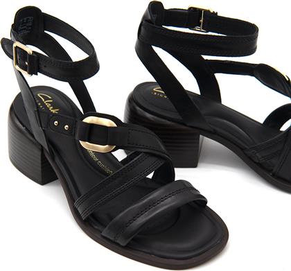 MORWYN STRAP 26181243 - CL.BLACK LEATHER CLARKS