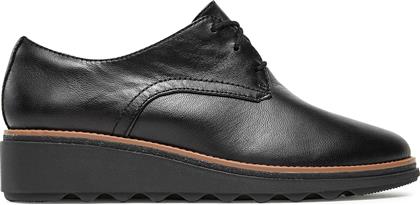 OXFORDS SHARON RAE 261754164 ΜΑΥΡΟ CLARKS