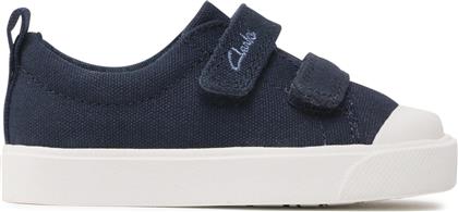 SNEAKERS CITY BRIGHT T 261490876 NAVY CANVAS CLARKS από το EPAPOUTSIA