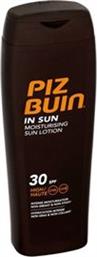 PIZ BUIN MOISTURISING SUN LOTION 30 SPF HIGH 200ML BEAUTY CLEARANCE