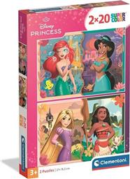 ΠΑΖΛ 2X20 PRINCESS (1200-24092) CLEMENTONI