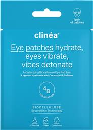 MOISTURIZING BIOCELLULOSE EYE PATCHES ΕΝΥΔΑΤΙΚΑ PATCHES ΜΑΤΙΩΝ ΑΠΟ ΒΙΟΚΥΤΤΑΡΙΝΗ 1 ΖΕΥΓΑΡΙ CLINEA