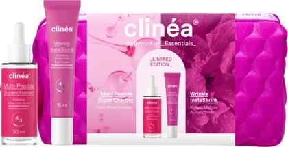 PROMO ANTIWRINKLES ESSENTIALS MULTI PEPTIDE SUPERCHARGER 15ML & WRINKLE INSTASHRIK 30ML & ΔΩΡΟ ΝΕΣΕΣΕΡ 1 ΤΕΜΑΧΙΟ CLINEA
