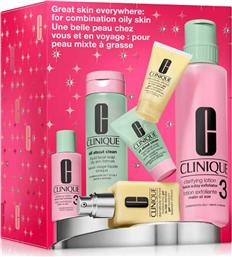 GREAT SKIN EVERYWHERE SET: FOR COMBINATION OILY SKIN - VBNRY50000 CLINIQUE