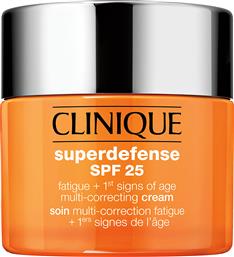 SUPERDEFENSE SPF 25 FATIGUE + 1ST SIGNS OF AGE MULTI-CORRECTING CREAM FOR OILIER SKIN - K5G2010000 CLINIQUE από το NOTOS