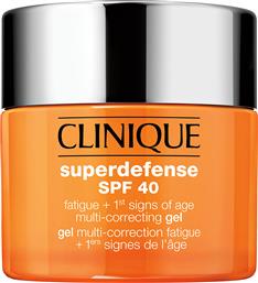 SUPERDEFENSE SPF 40 FATIGUE + 1ST SIGNS OF AGE MULTI-CORRECTING GEL - ZYYL010000 CLINIQUE