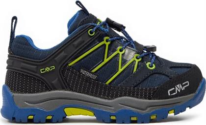 ΠΑΠΟΥΤΣΙΑ ΠΕΖΟΠΟΡΙΑΣ KIDS RIGEL LOW TREKKING WP 3Q54554 ΣΚΟΥΡΟ ΜΠΛΕ CMP